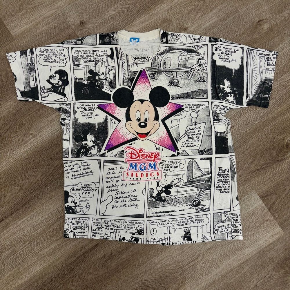Vintage Mickey Mouse Comic Tee Single Stitch 90's N2